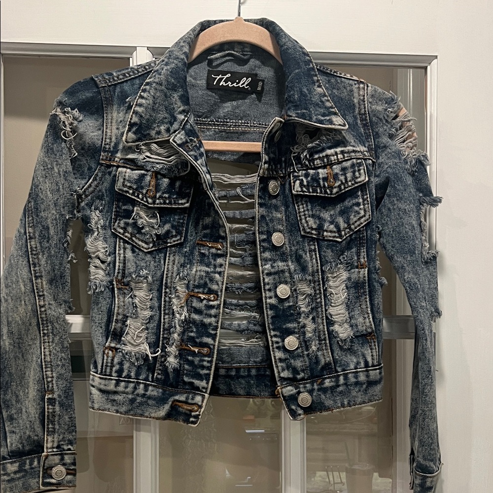 Thrill Vintage Wash Denim Jacket